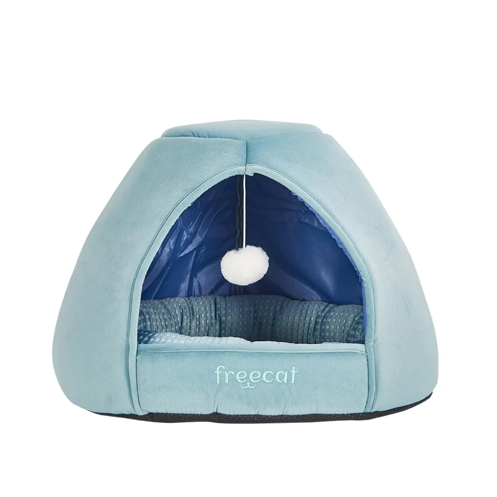 Freedog Igloo Glacial para Gatos | Cama Refrigerante Iglú