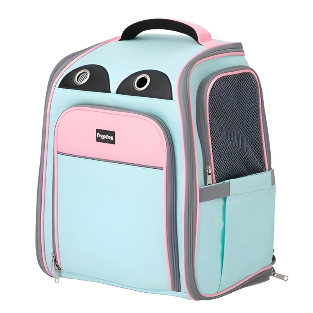 Freedog Mochila Fuji Con Compartimento Rosa y Azul 42X39X26