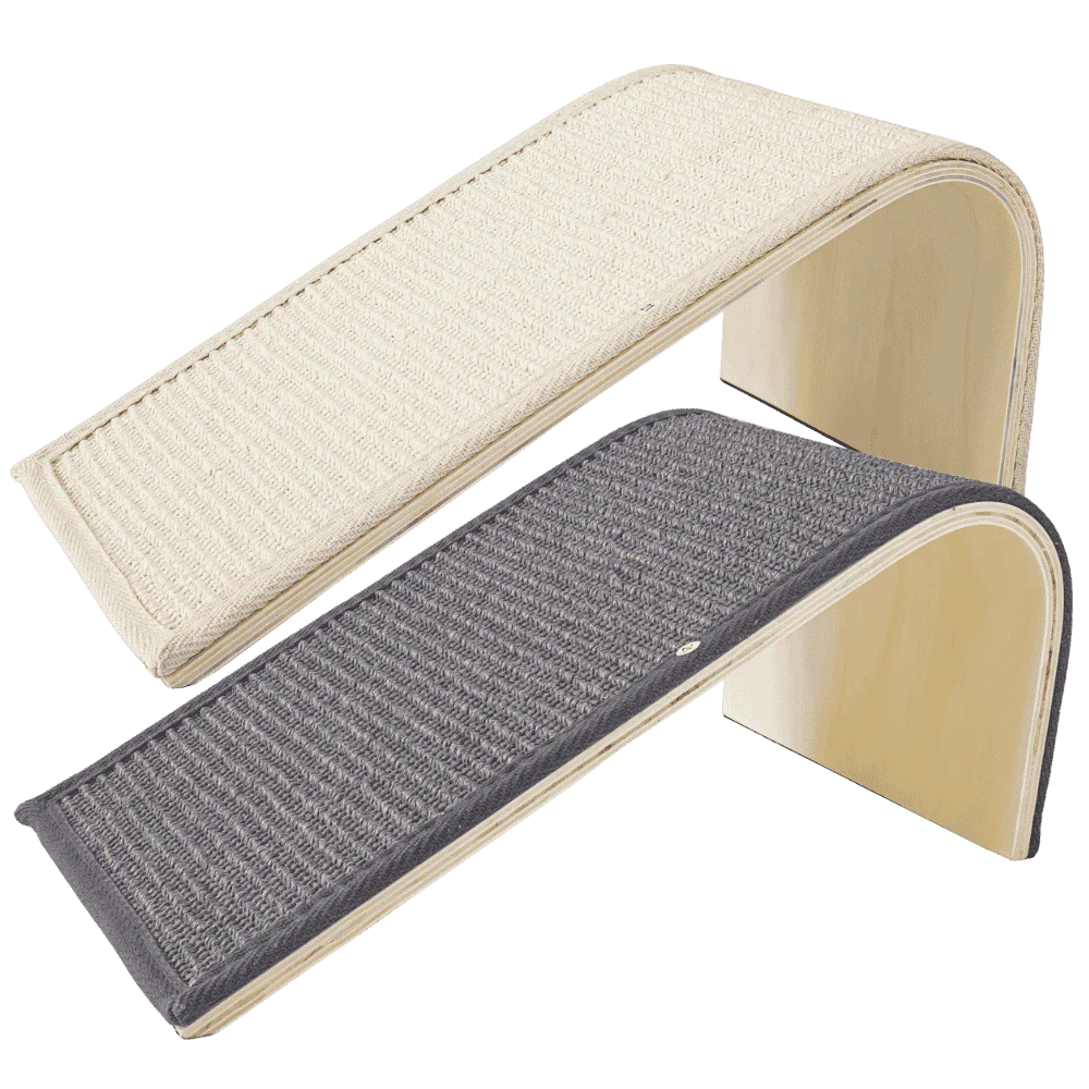 Freedog Rascador Curvo Loop 38x23x17cm para Gatos | Madera Natural