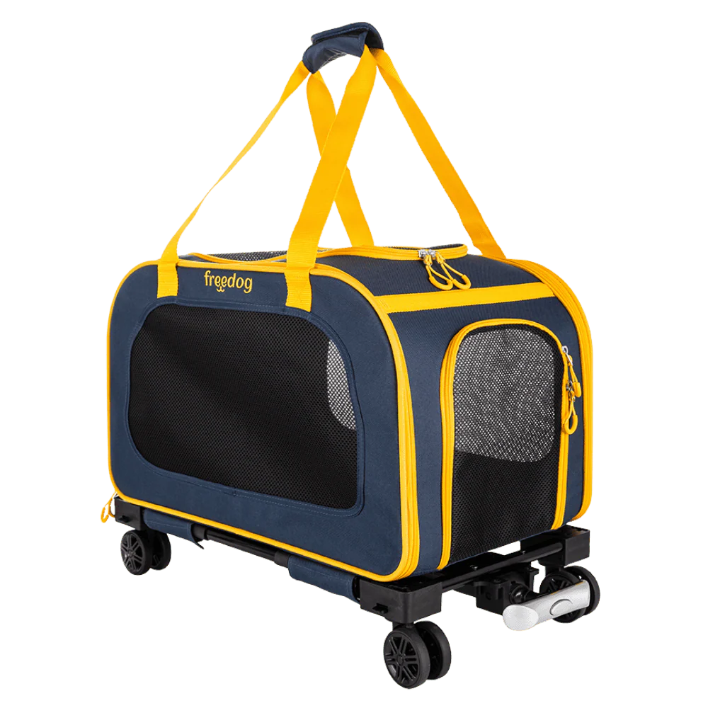 Freedog Transportín con Ruedas Trolley TravelTails 54x33x42cm