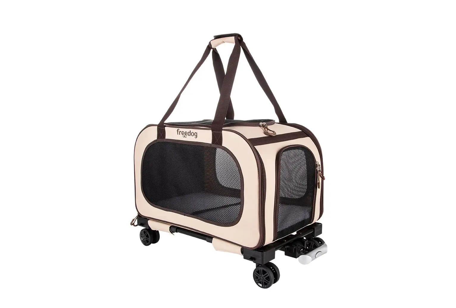 Freedog Transportín con Ruedas Trolley TravelTails 54x33x42cm - Image 2