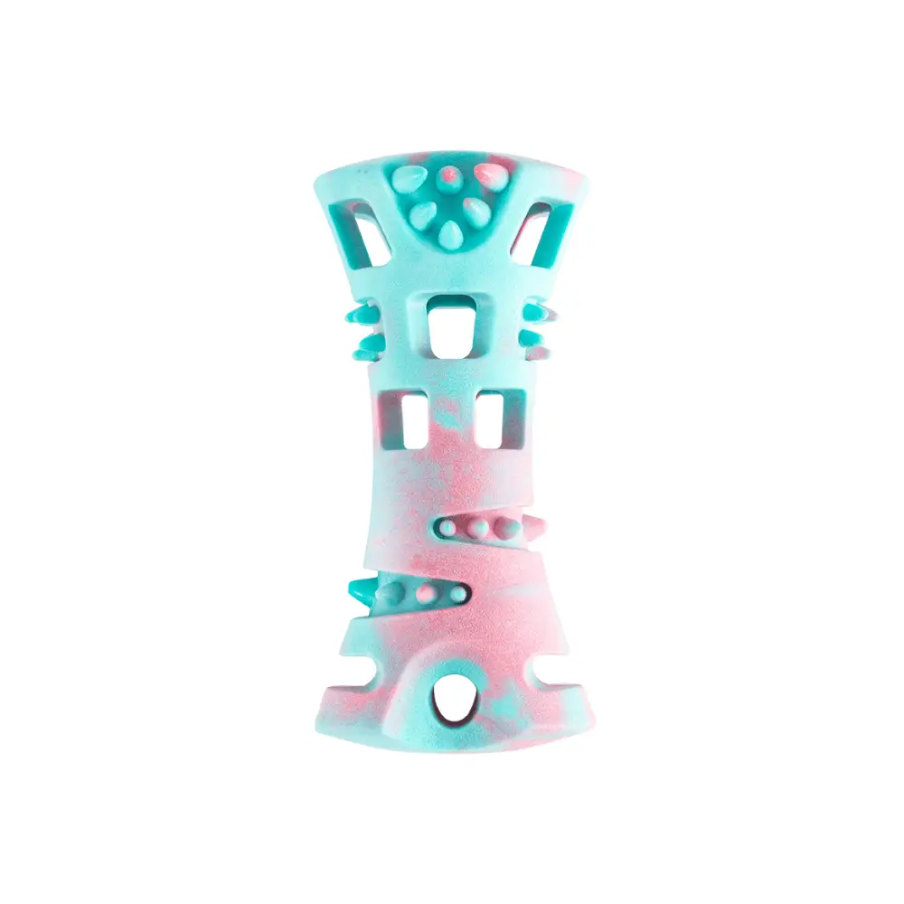 Freedog Wave Bone Rosa/Aqua Juguete Flotante para Perros Verano
