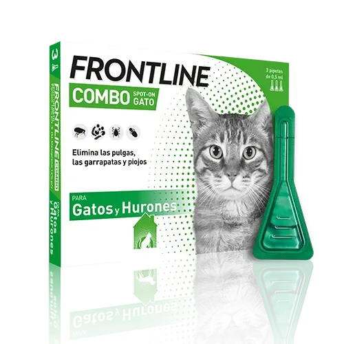 Frontline® Combo Antiparasitario Spot On para Gatos 3 Pipetas
