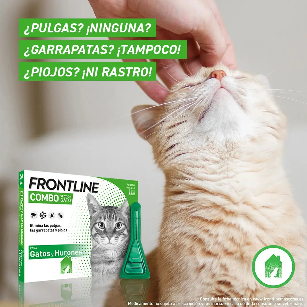 Frontline® Combo Antiparasitario Spot On para Gatos 3 Pipetas - Image 2