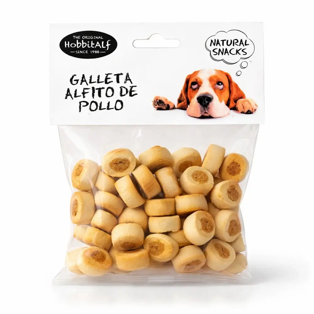 Hobbitalf Galleta Alfitos de Pollo 430 g Snack para Perros