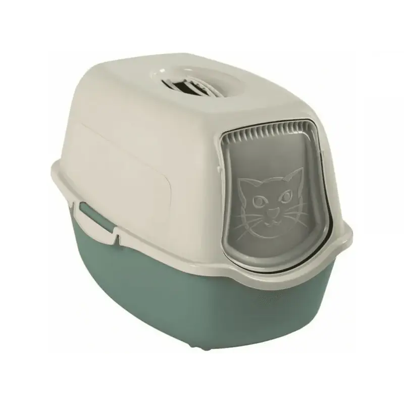 Gatera Eco Rotho Bailey Blanco y Verde 56x40x39 cm