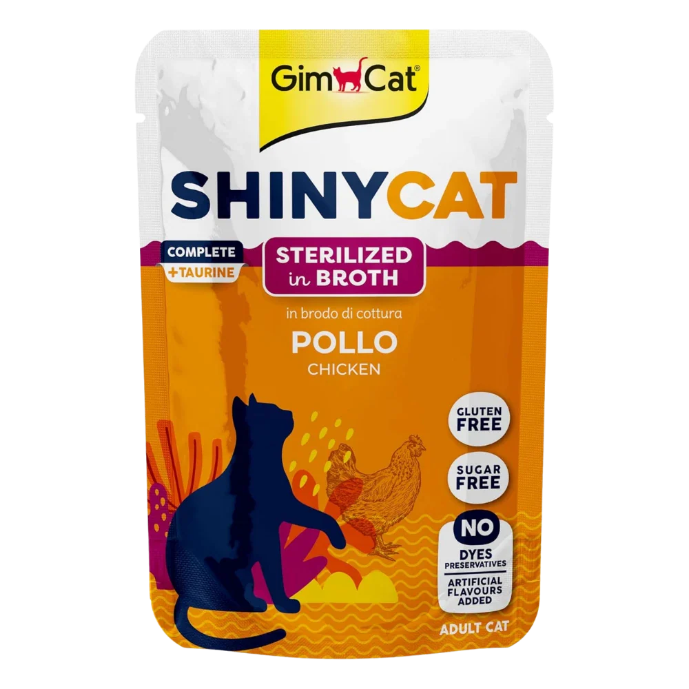 Gimcat Shinycat Caldo para Gatos 70 g en Sobre - Image 4