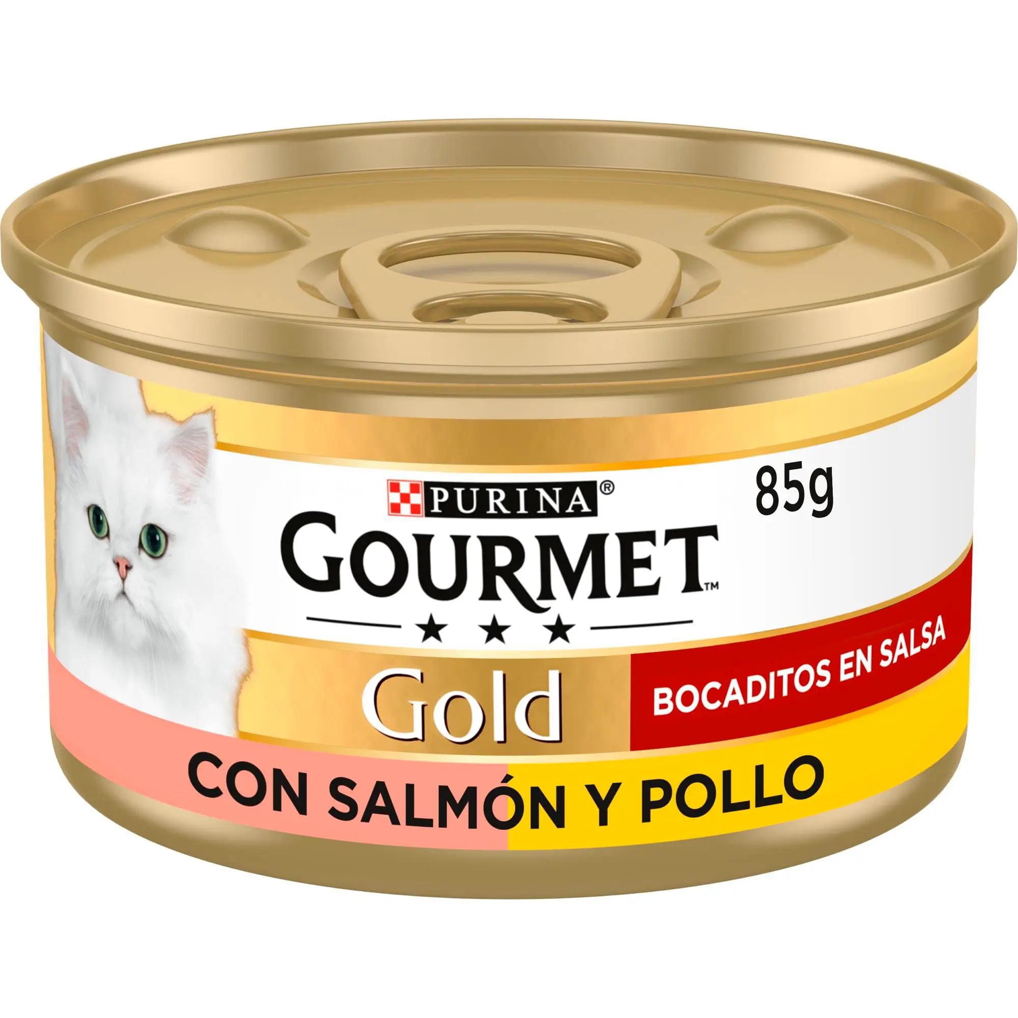 Gourmet Gold Bocaditos Salmón y Pollo 85 g