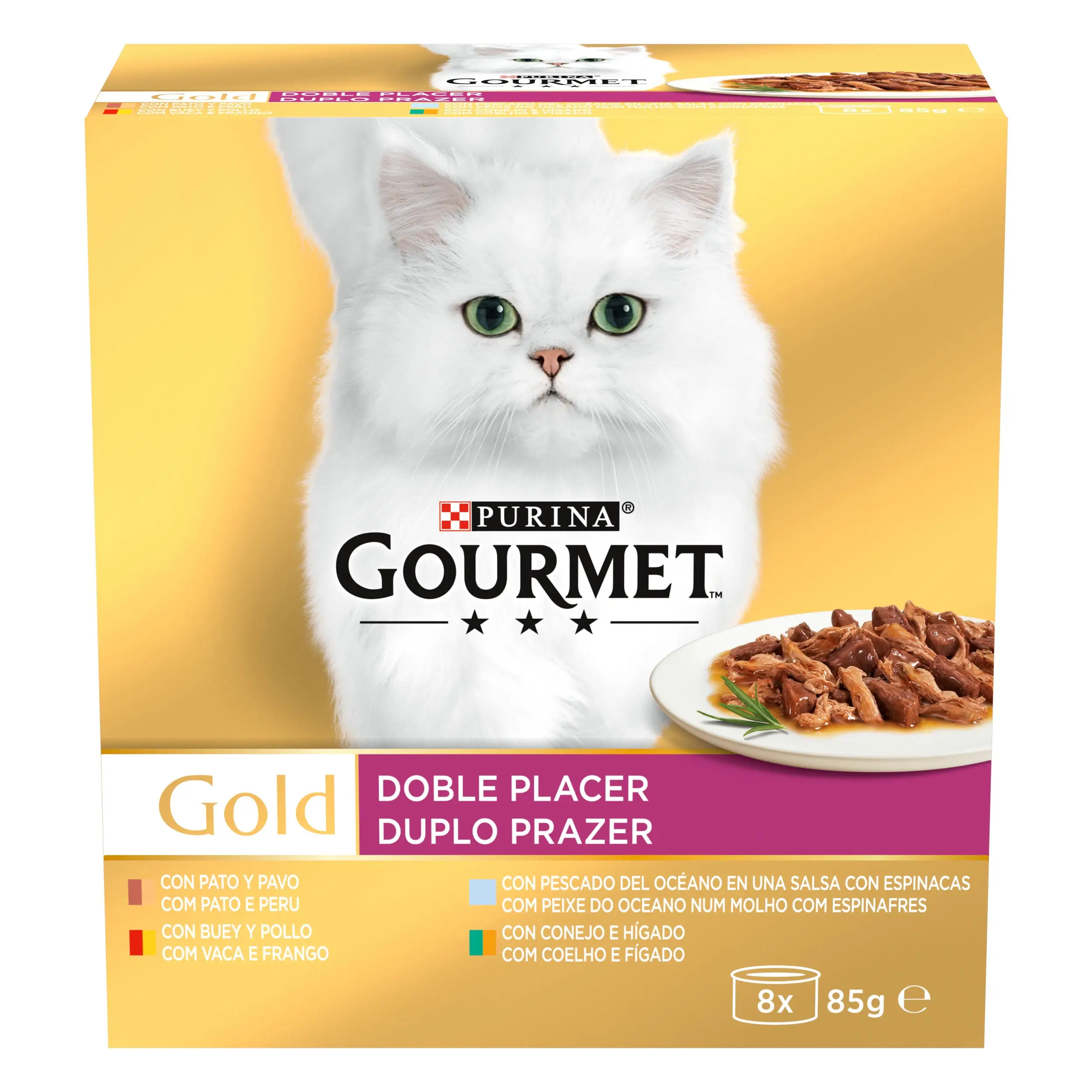 Gourmet Gold Doble Placer Pack Surtido Pack 8X85 g