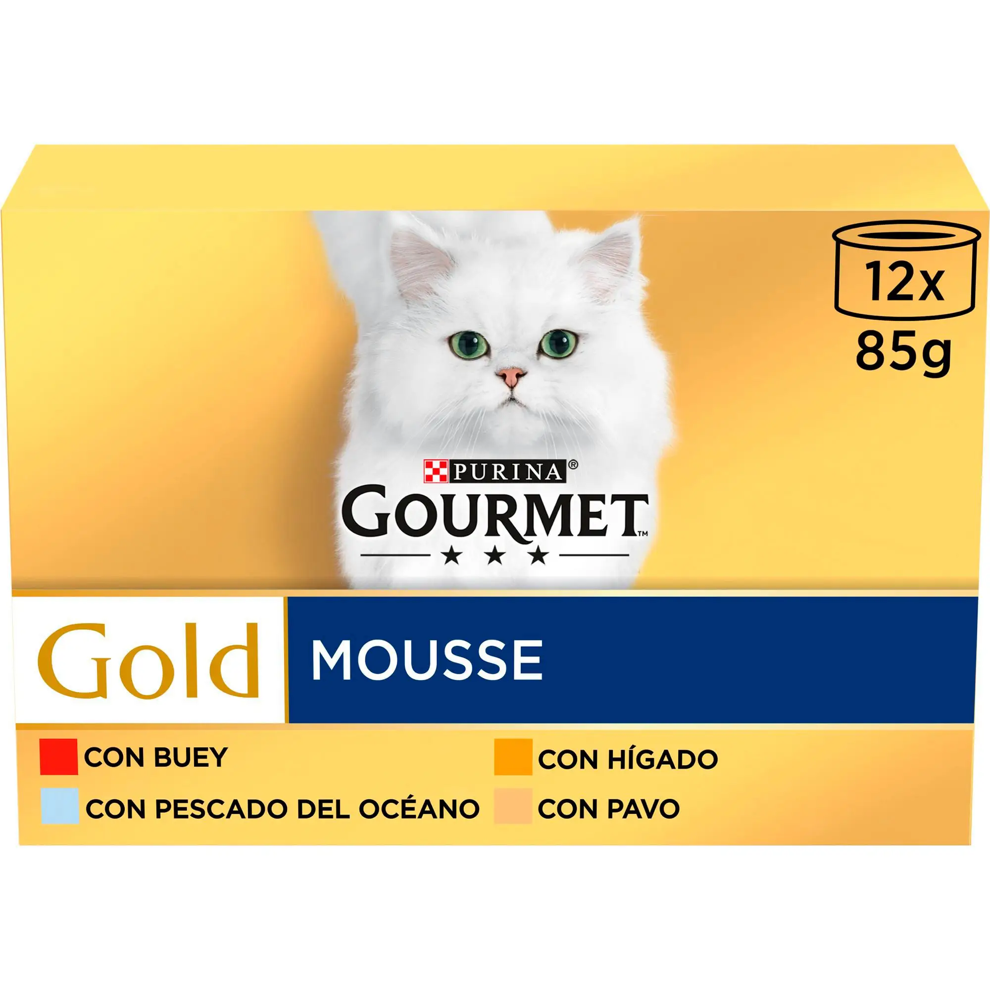Gourmet Gold Mousse Surtido Pack Comida Húmeda para Gatos