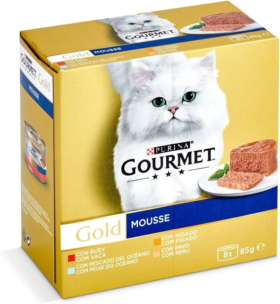 Gourmet Gold Mousse Surtido Pack Comida Húmeda para Gatos - Image 6