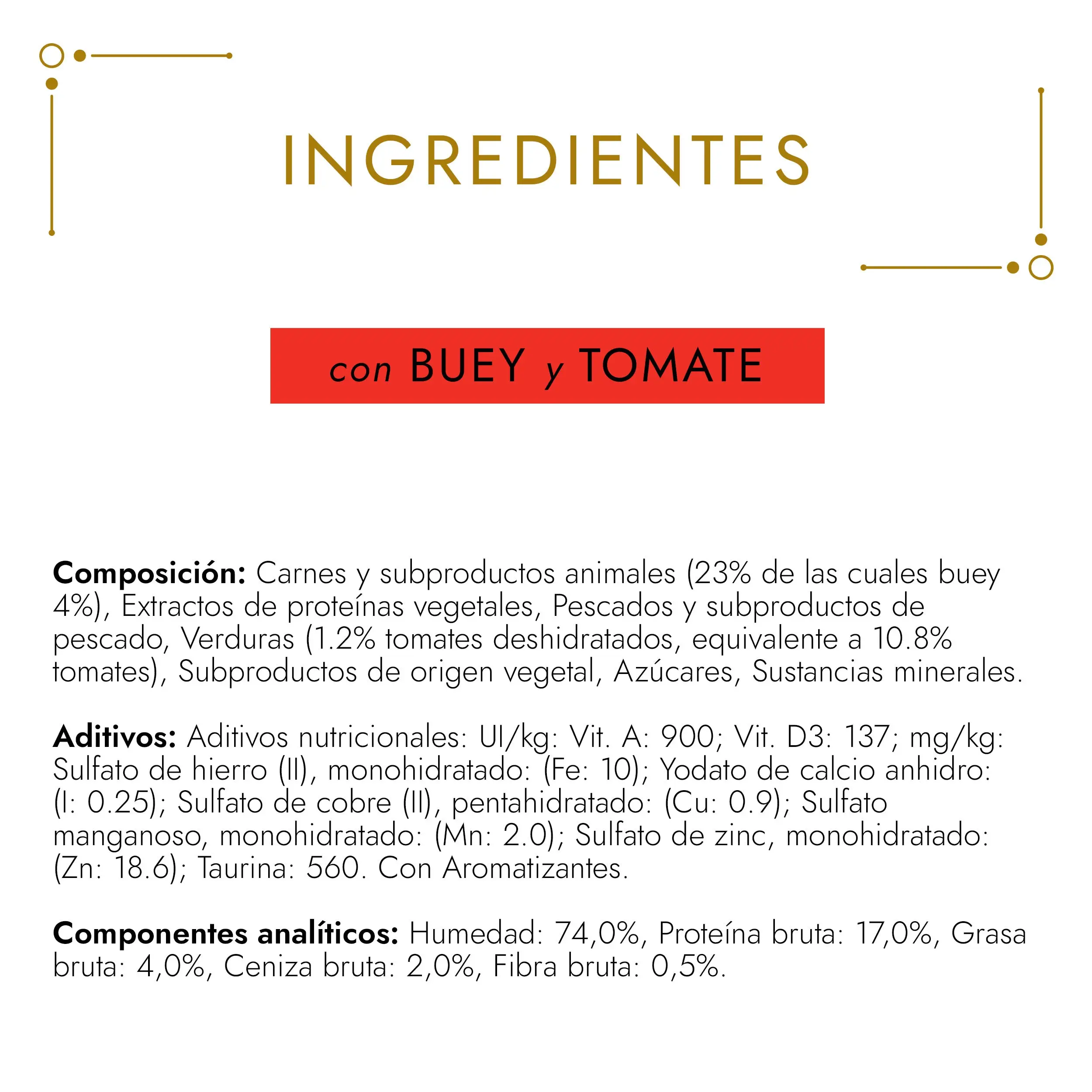 Gourmet Gold Tartalette Buey y Tomate 85 g - Image 3