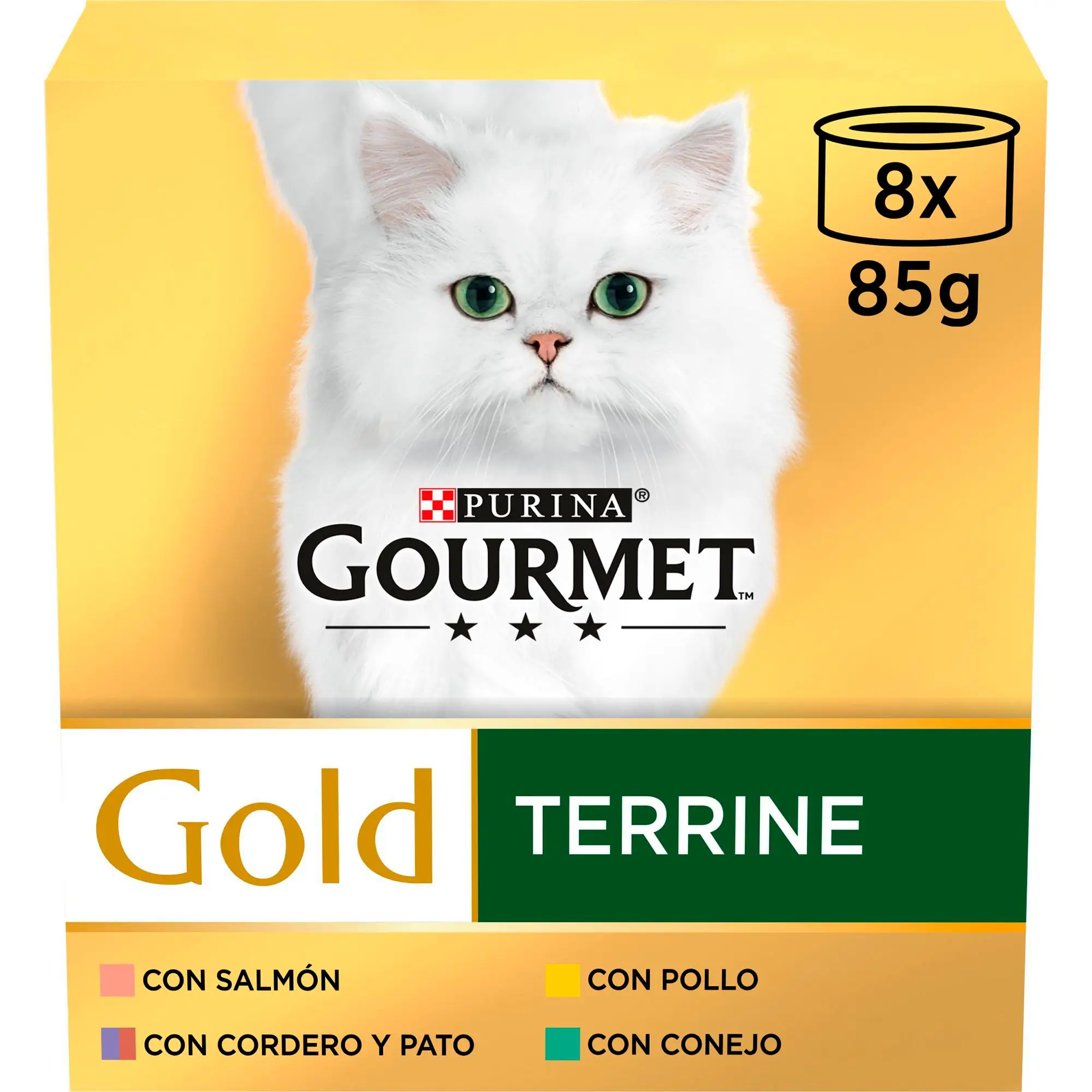 Gourmet Gold Terrine Pack Surtido Pack 8x85 g