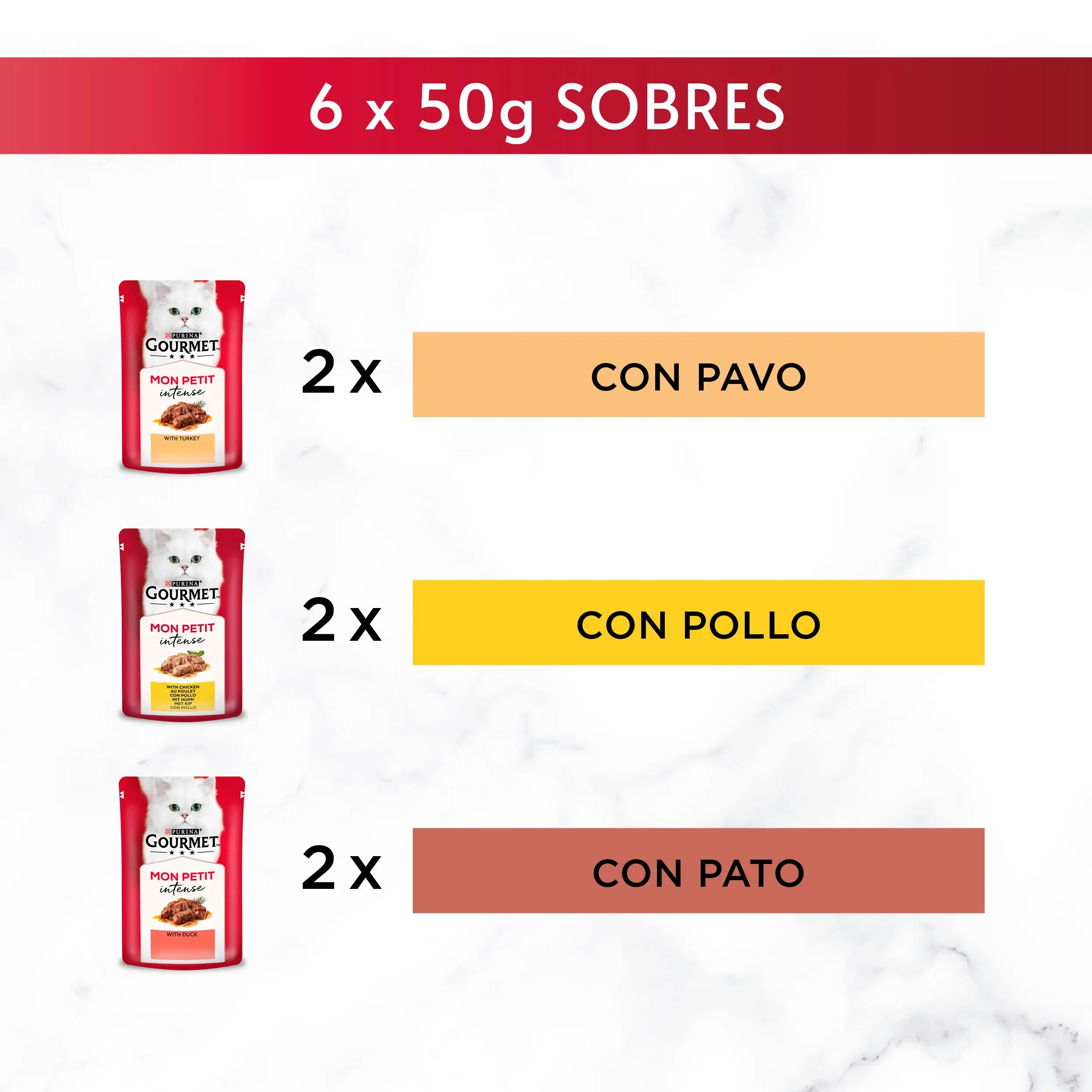 Gourmet Mon Petit Aves Pack 6X50 g - Image 3