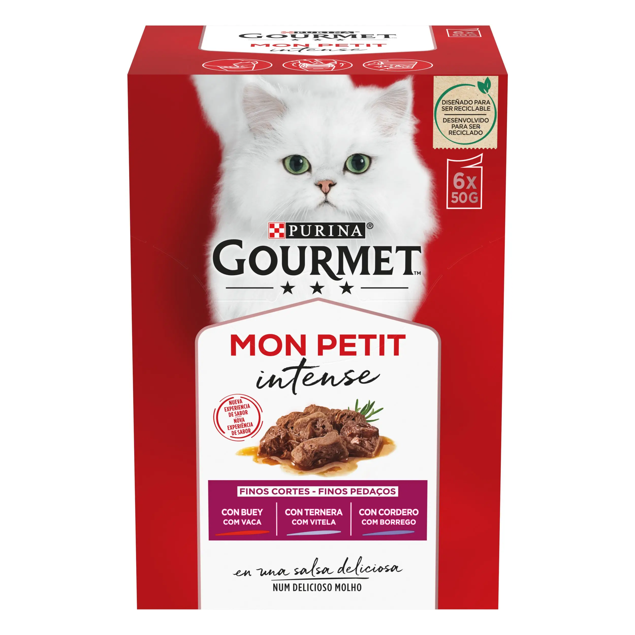 Gourmet Mon Petit Carnes Pack 6X50 g