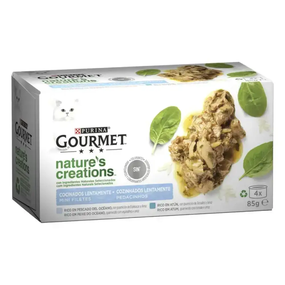 Gourmet Nature'S Creations Pescocen y Atún Pack 4X85 g