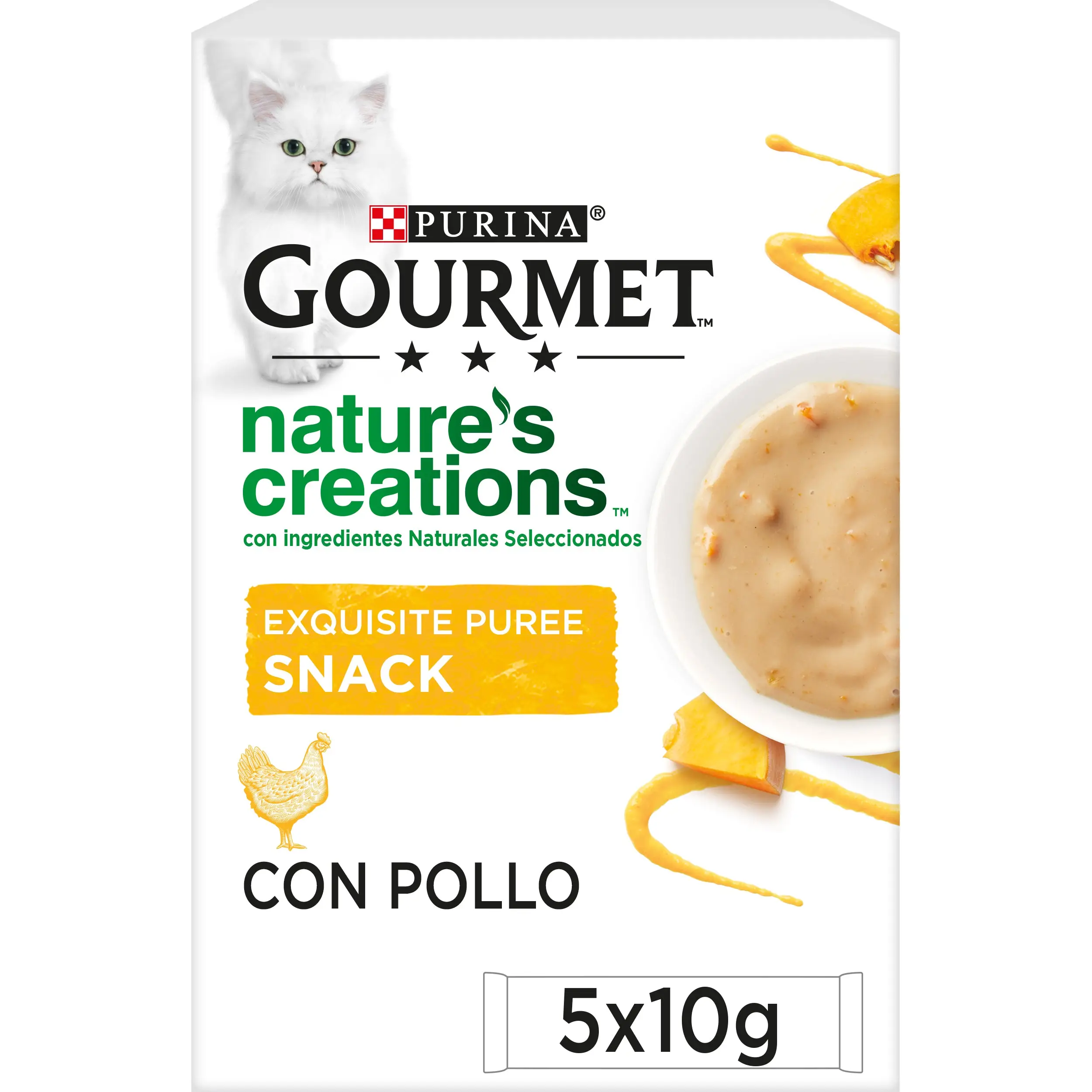 Gourmet Nature'S Creations Pure Pollo y Calabaza 5x10 g