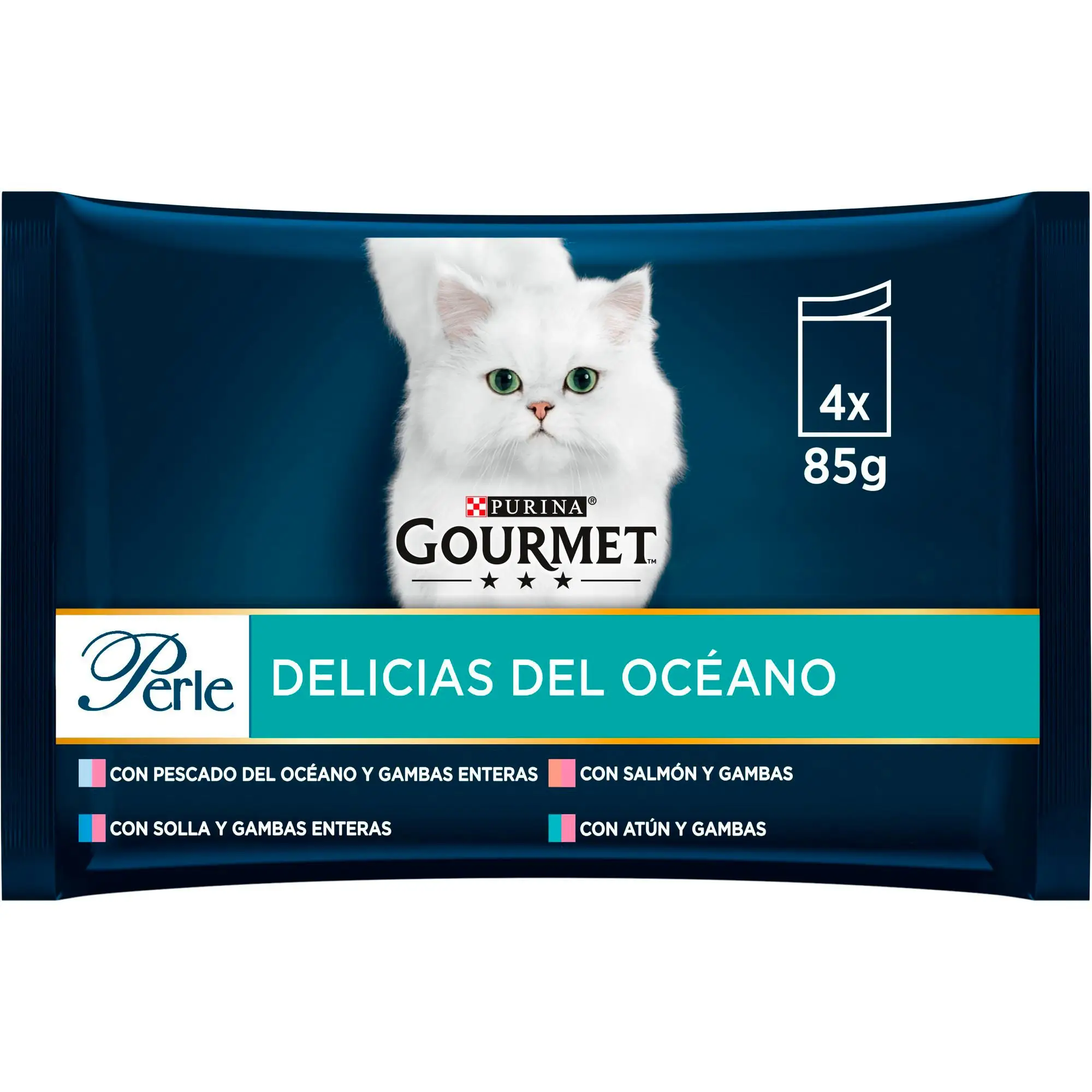 Gourmet Perle Pescado Oceánico Salsa Pack 4X85 g