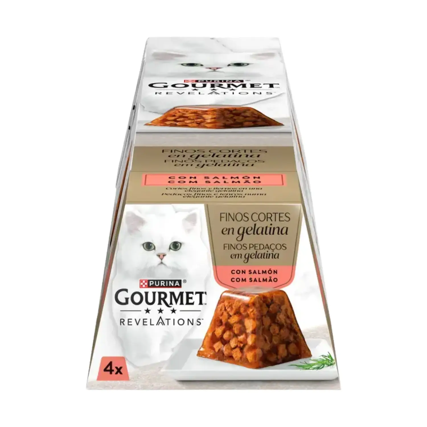 Purina Gourmet Revelations Finos Cortes Pack 4x57 g - Image 2