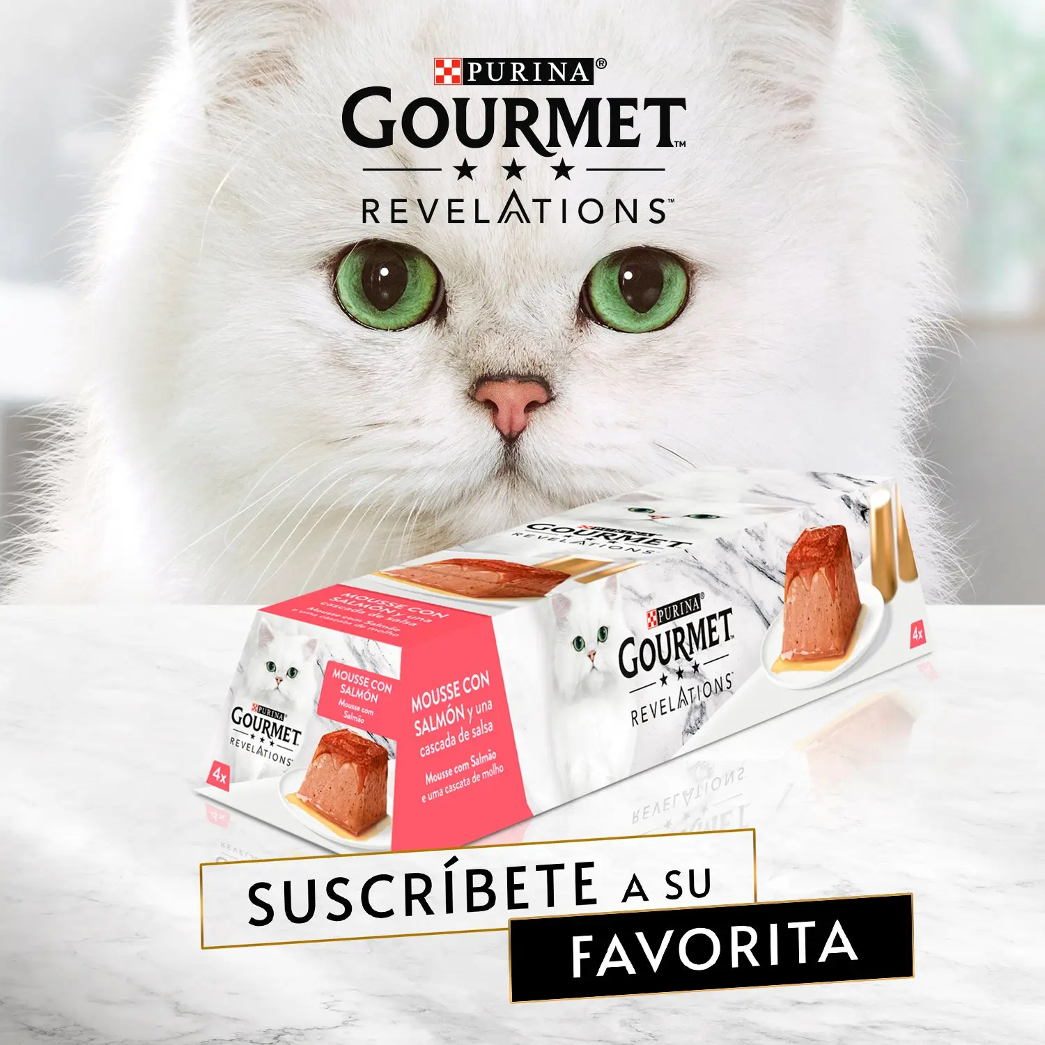 Purina Gourmet Revelations Mousse Salmón Pack 4x57 g - Image 4