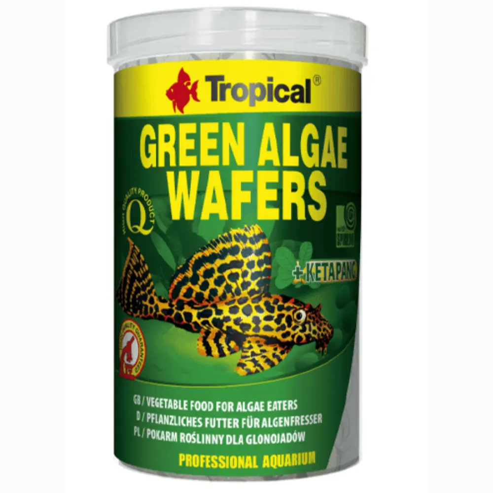 Green Algae Wafers con Spirulina 100 ml.Tropical