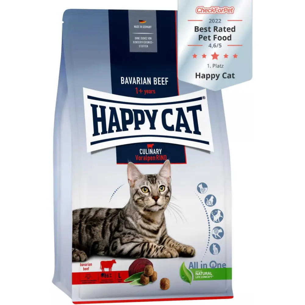 Happy Cat Culinary Voralpenrind sabor Ternera