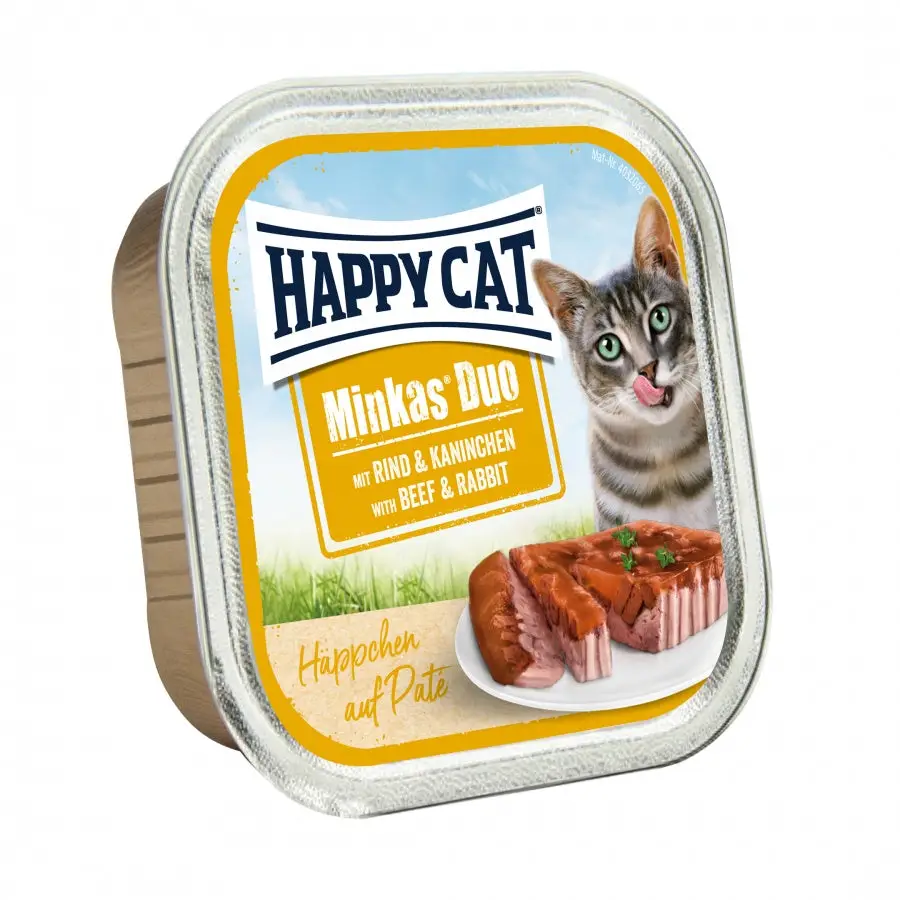 Happy Cat Minkas Dúo Menú 100 g Tarrina Paté Húmedo para Gatos - Image 2