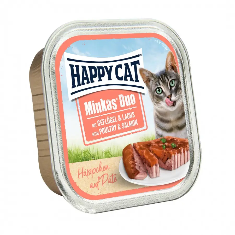 Happy Cat Minkas Dúo Menú 100 g Tarrina Paté Húmedo para Gatos - Image 3