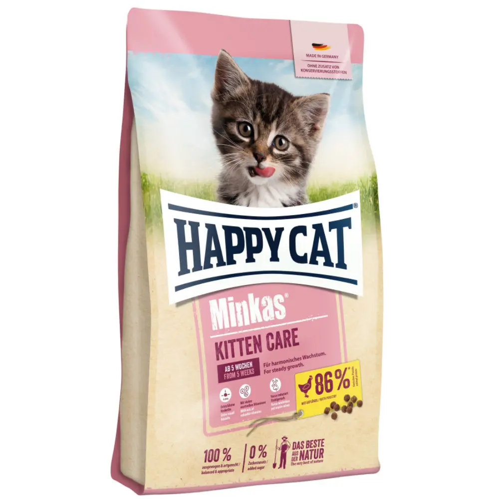 Happy Cat Minkas Kitten Care Geflügel 10 kg (Ave de Corral)