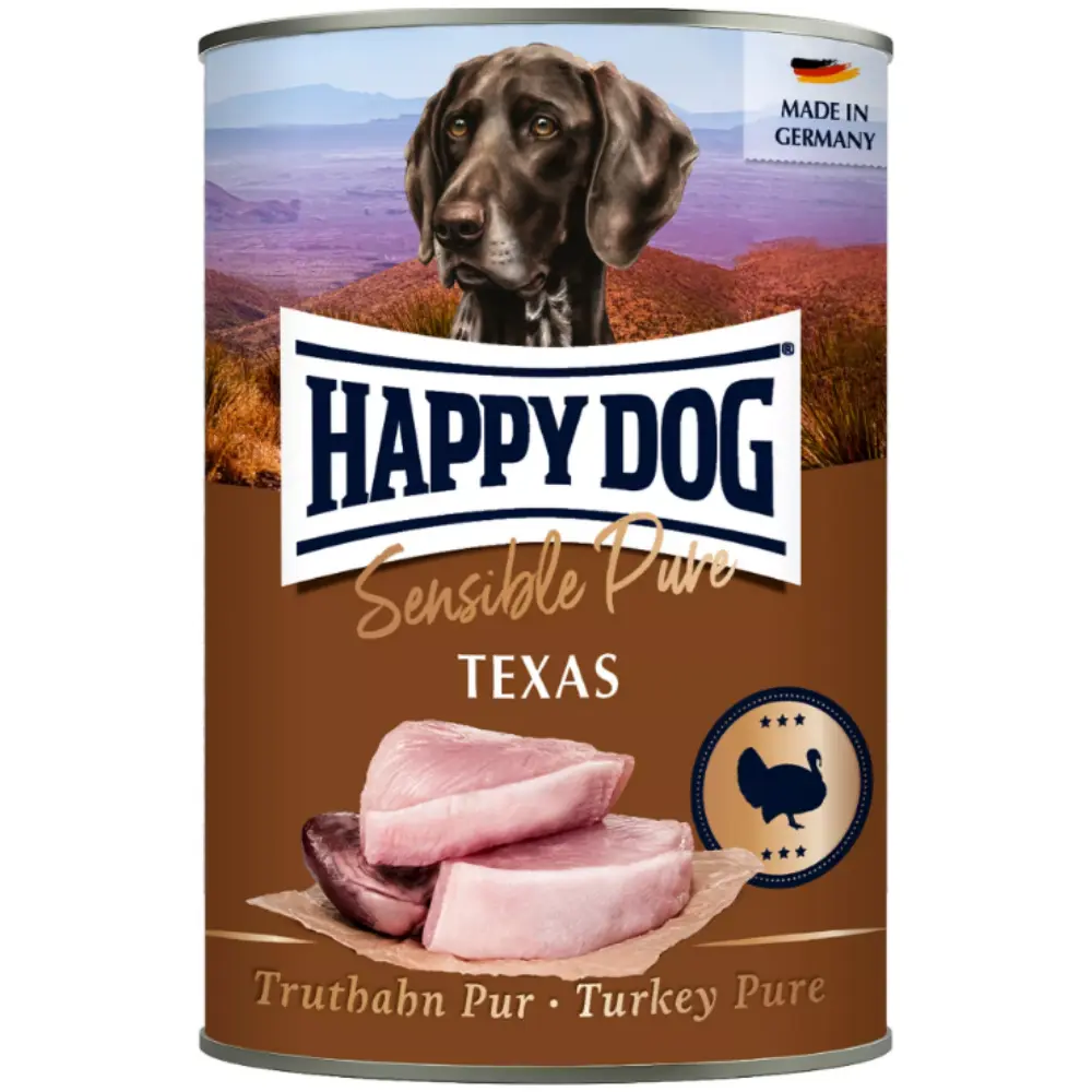 Happy Dog Sensible Pure Texas Carne de Pavo 400 g Lata