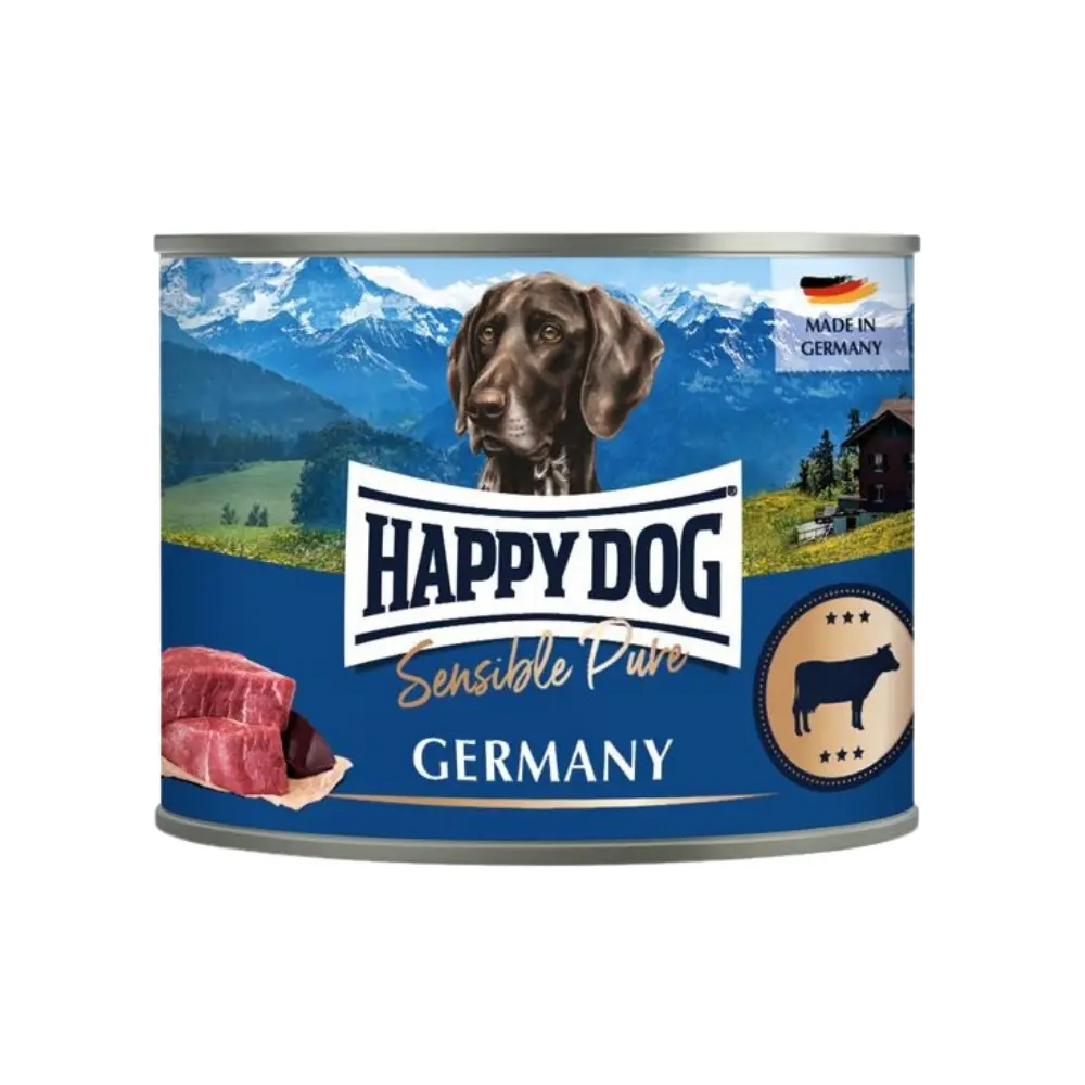 Happy Dog Sensible Pure Germany (Rind Pur) 200 g Lata