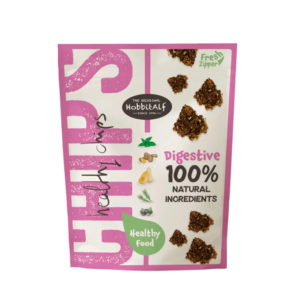 Hobbitalf Healthy Chips 180 g Snack Natural y Funcional para Perros | Fresh Dental, Digestive, Relax - Image 3