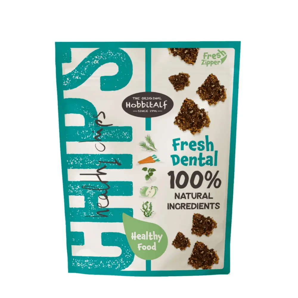 Hobbitalf Healthy Chips 180 g Snack Natural y Funcional para Perros | Fresh Dental, Digestive, Relax - Image 4