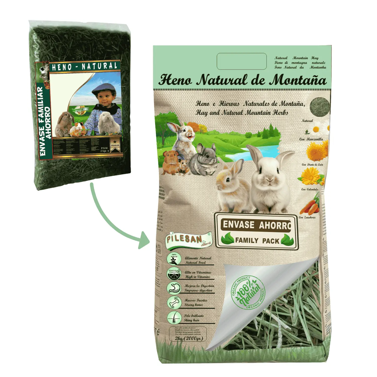 Heno Natural Pls 2 kg - Image 2