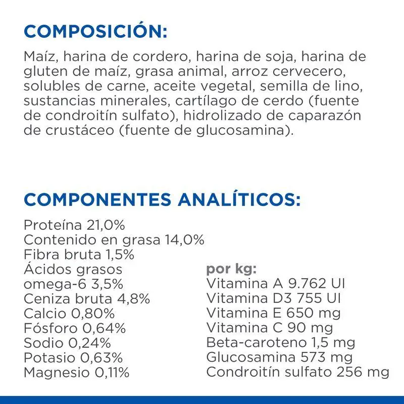 Hill'S Science Plan Adult Large Breed Cordero y Arroz 14 kg Alimento para Perros - Image 2