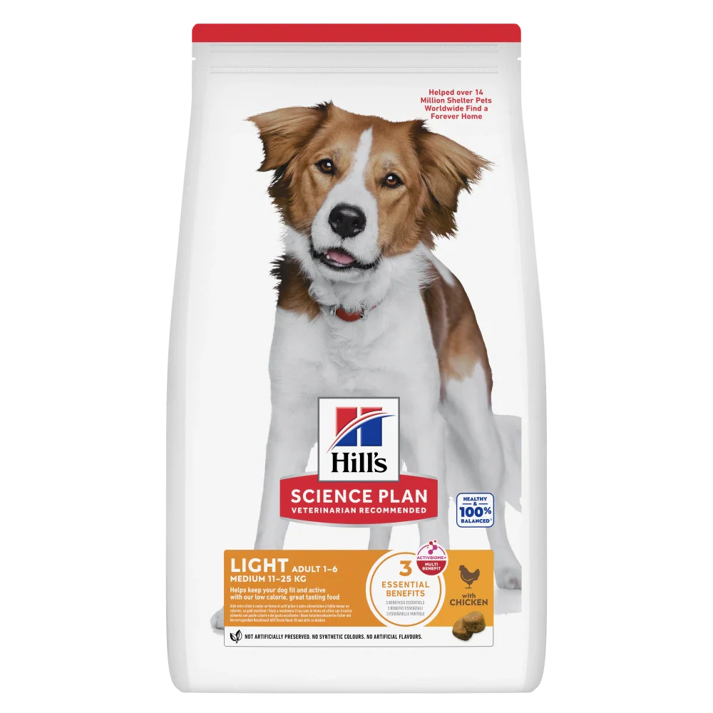Hill'S Science Plan Adult Light Medium Pollo 14 kg Alimento para Perros