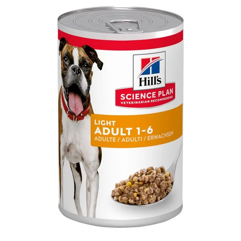 Hill'S Science Plan Adult Light Pollo 370 g Lata Alimento para Perros