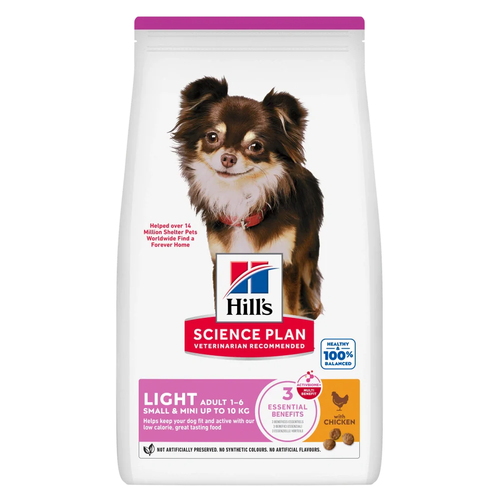 Hill'S Science Plan Adult Light Small y Mini Pollo 6 kg Alimento para Perros