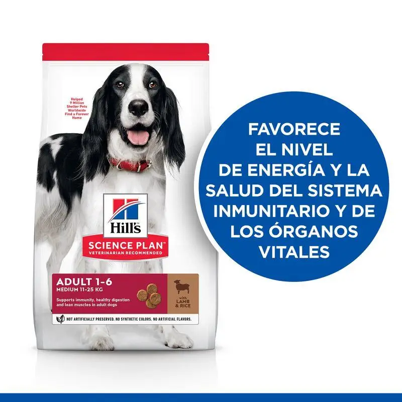 Hill's Science Plan Adult Medium Cordero y Arroz 18 kg Alimento para Perros - Image 3