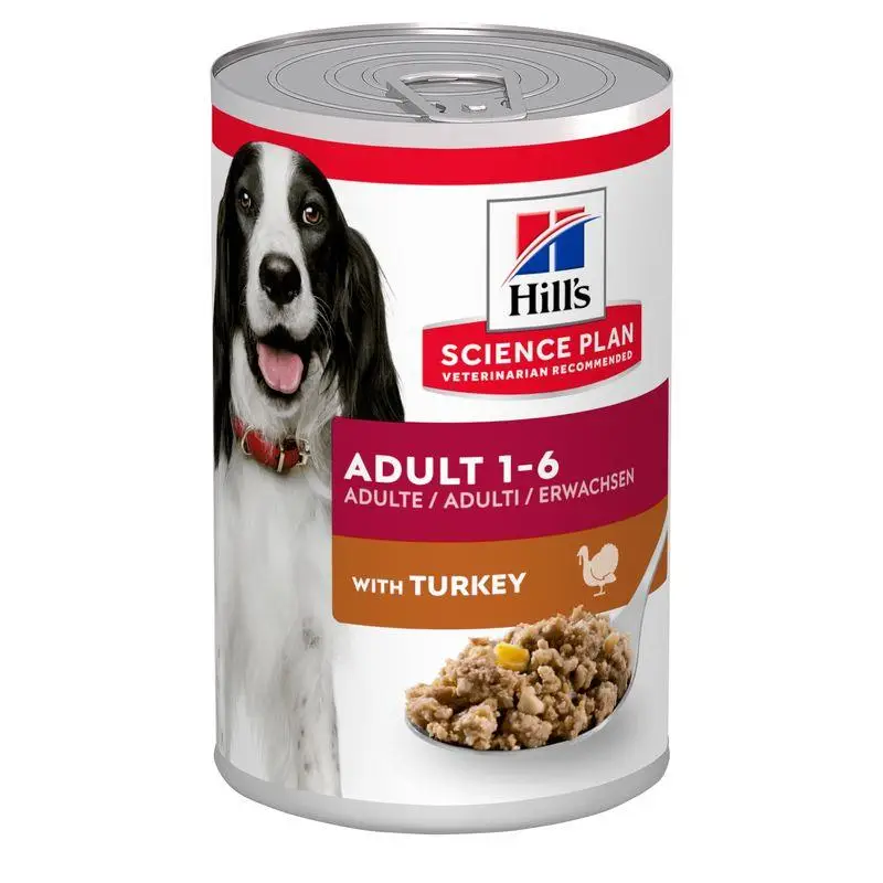 Hill'S Science Plan Adult Pavo 370 g Lata Alimento para Perros