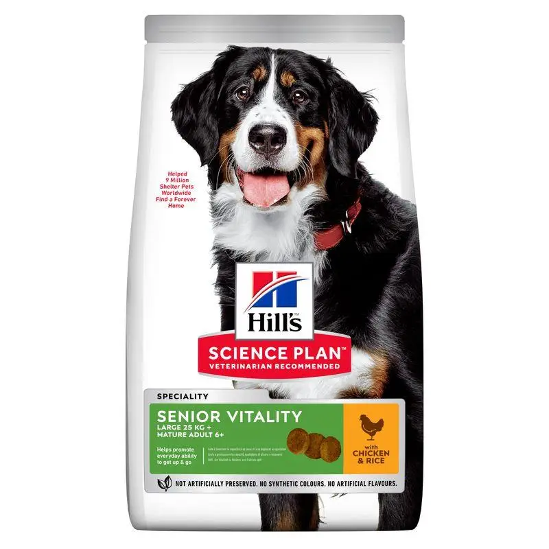 Hill'S Science Plan Mature Adult 5+ Senior Vitality Large Breed Pollo 14 kg Alimento para Perros