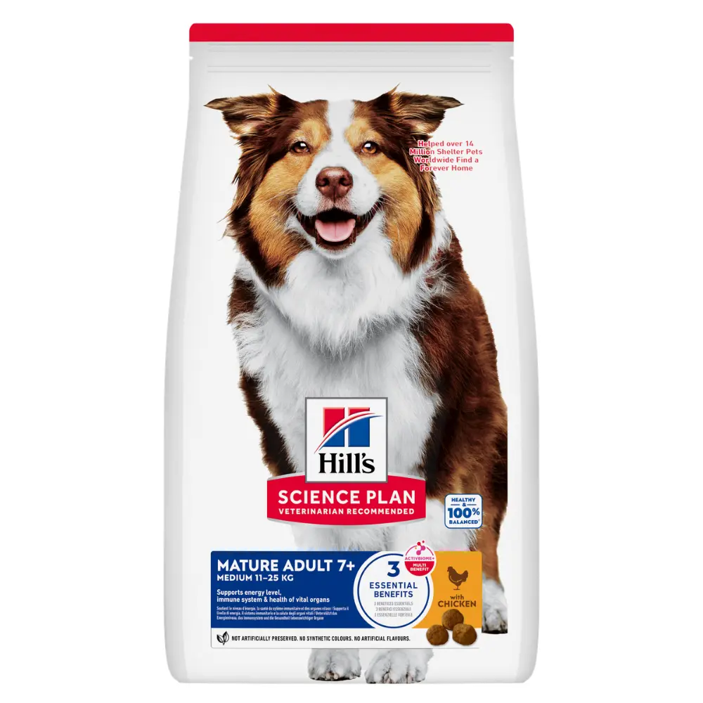 Hill'S Science Plan Mature Adult 7+ Medium Pollo 2,5 kg Alimento para Perros