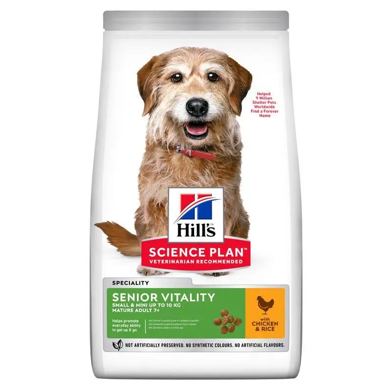 Hill'S Science Plan Mature Adult 7+ Senior Vitality Small y Mini Pollo 1,5 kg Alimento para Perros