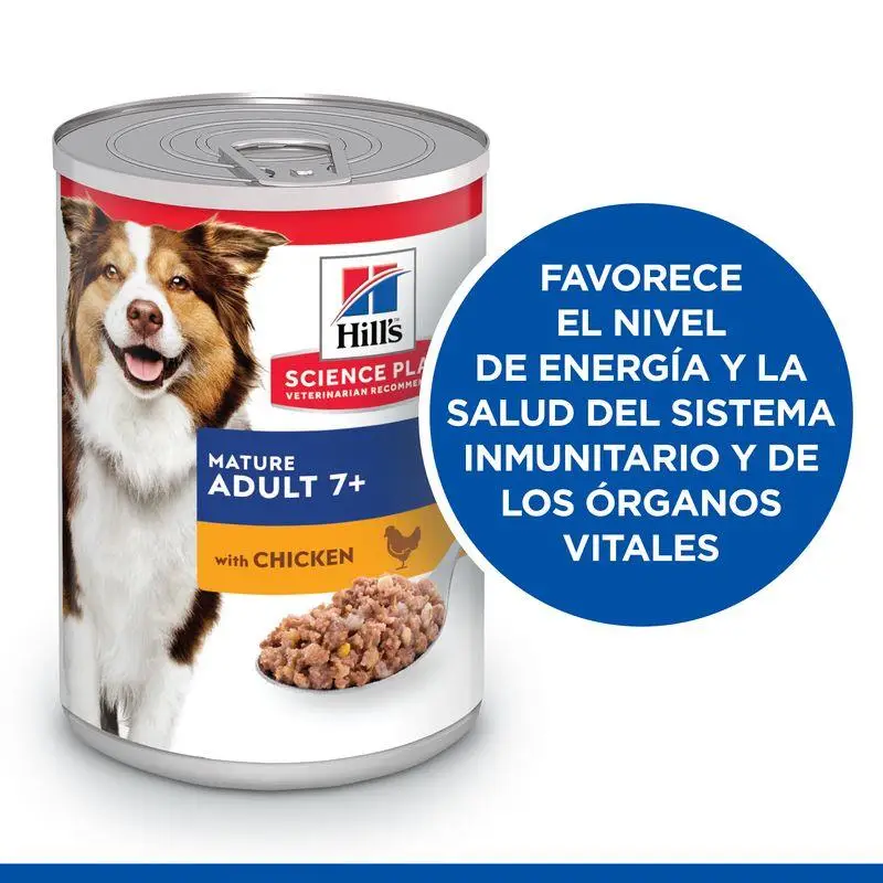 Hill'S Science Plan Mature Adult Pollo 370 g Lata Alimento para Perros - Image 4