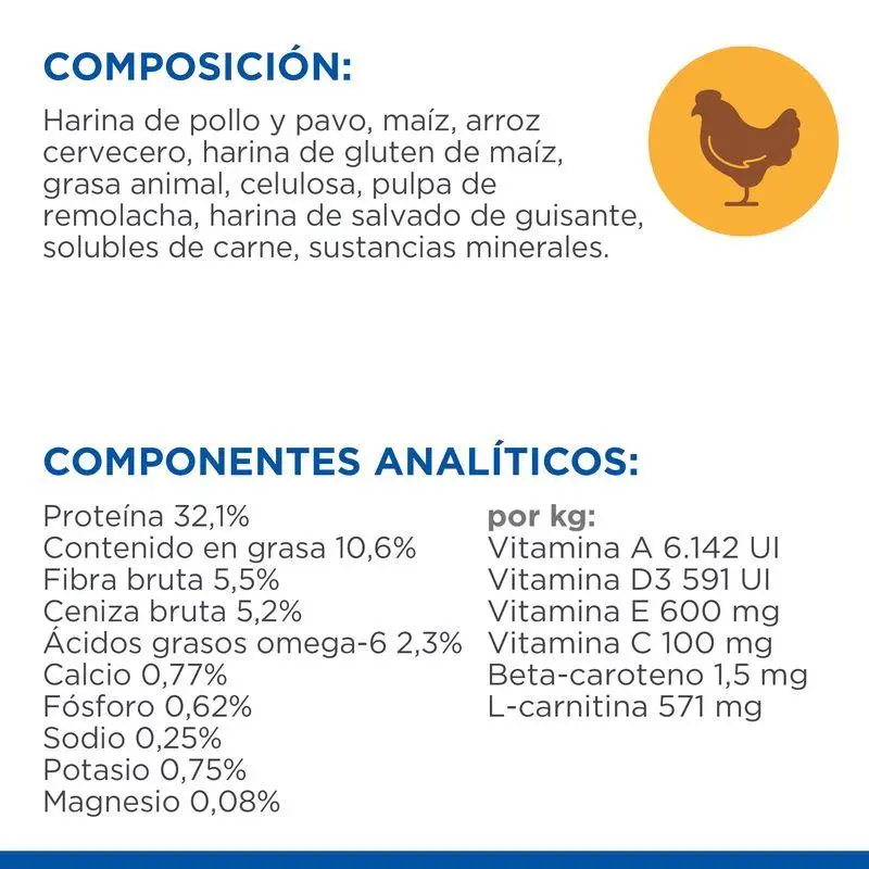Hill'S Science Plan Adult Light Pollo 10 kg Alimento para Gatos - Image 2