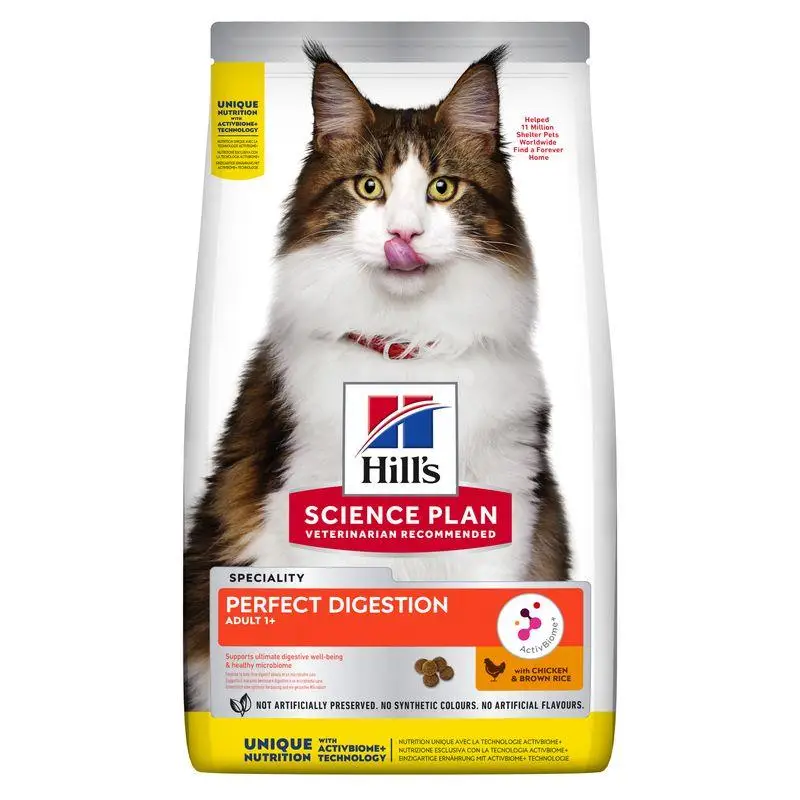 Hill'S Science Plan Adult Perfect Digestion 7 kg Alimento para Gatos