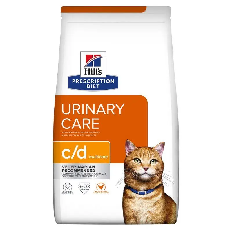 Hill'S C/D 8 kg Pollo - Pienso para Gatos con Problemas Urinarios
