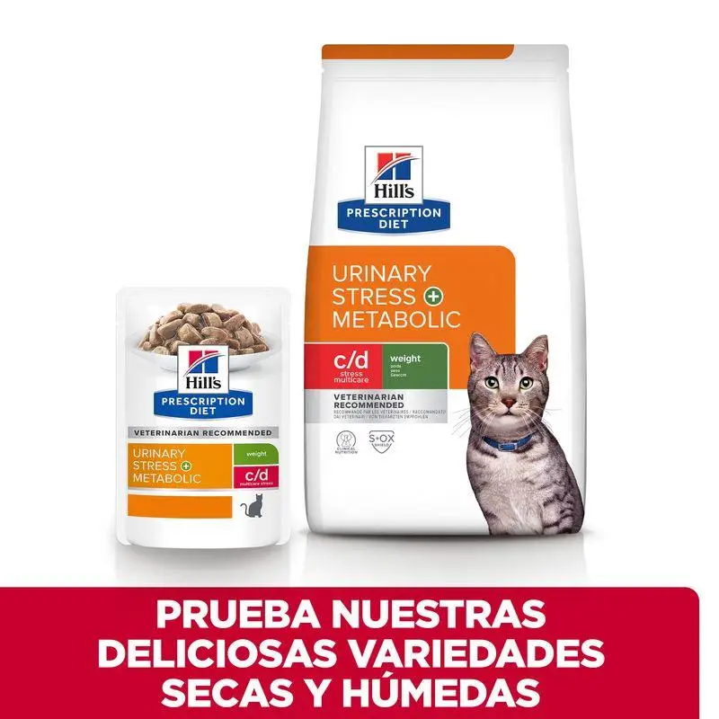 Hill'S C/D Urinary Stress + Metabolic 85 g Alimento para Gatos - Image 3
