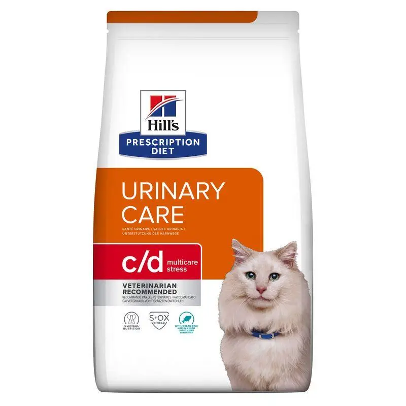 Hill'S C/D Urinary Stress Pescado Azul 3 kg Alimento para Gatos