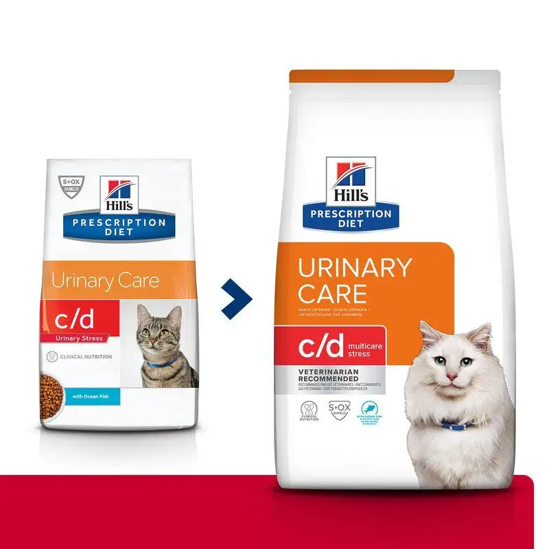 Hill'S C/D Urinary Stress Pescado Azul 3 kg Alimento para Gatos - Image 6